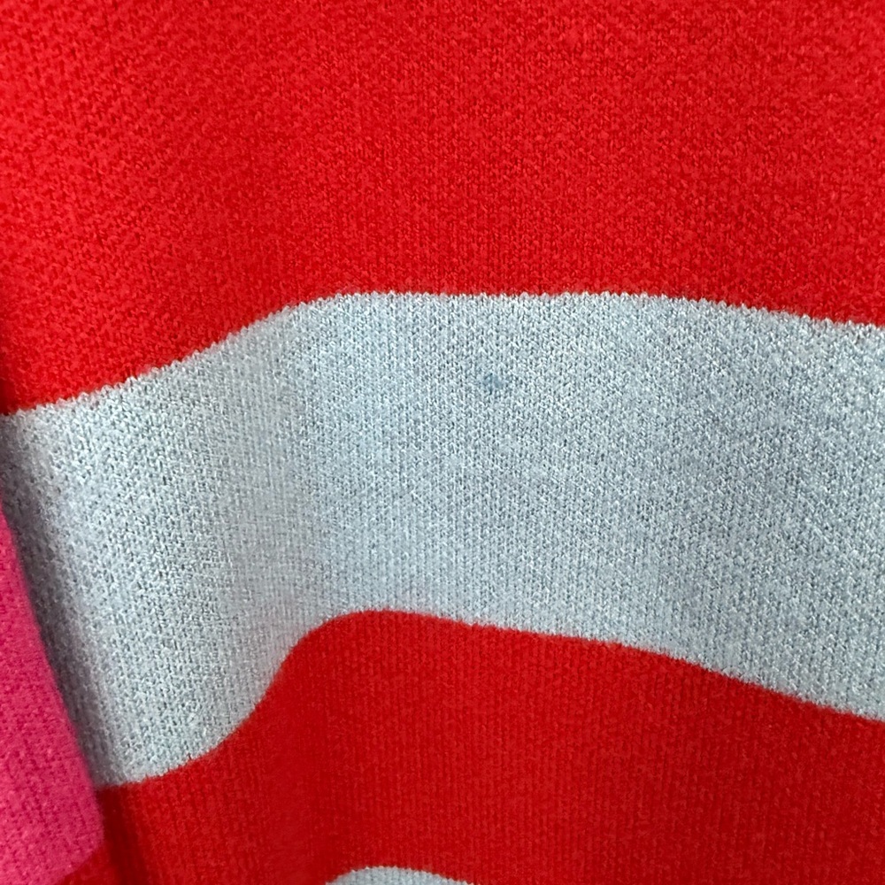 NWOT ANTHROPOLOGIE Maeve Red and Blue Striped Polo - Picture 5 of 6